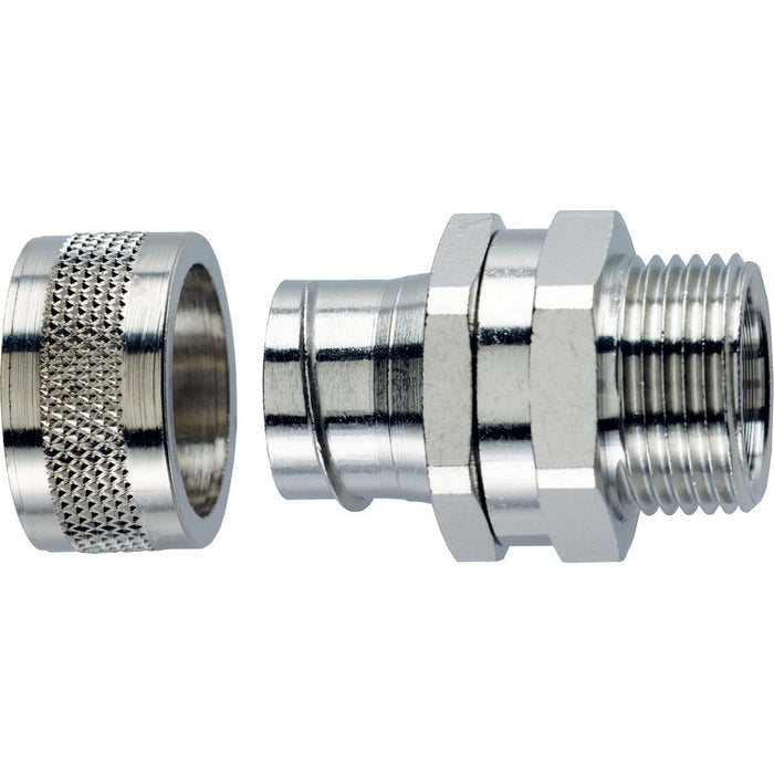 Lapp Zubehör - Metall-Schutzschlauch-Verschraubung SILVYN-LGS-2-M-20X1,5/1 LGS-2-M 20x1,5/1 − 10 Stück
