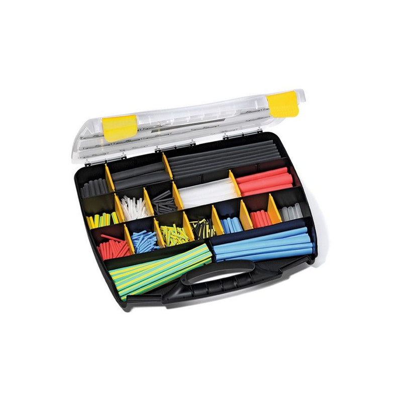 HellermannTyton - Sortimentskasten mit Schrumpfschlauchabschnitten Schrumpfschlauch-Set 380-03002 SHRINKIT 321 Univers