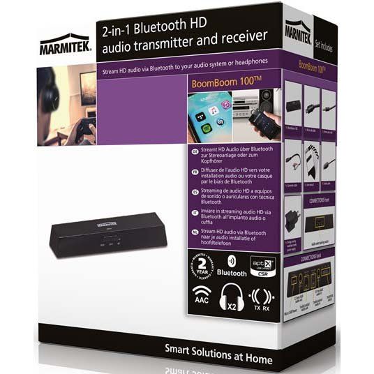 MARMITEK - Audio/Video-Funksystem HD BT Sender/Empfänger MARMITEK BoomBoom100 aptX-fähig