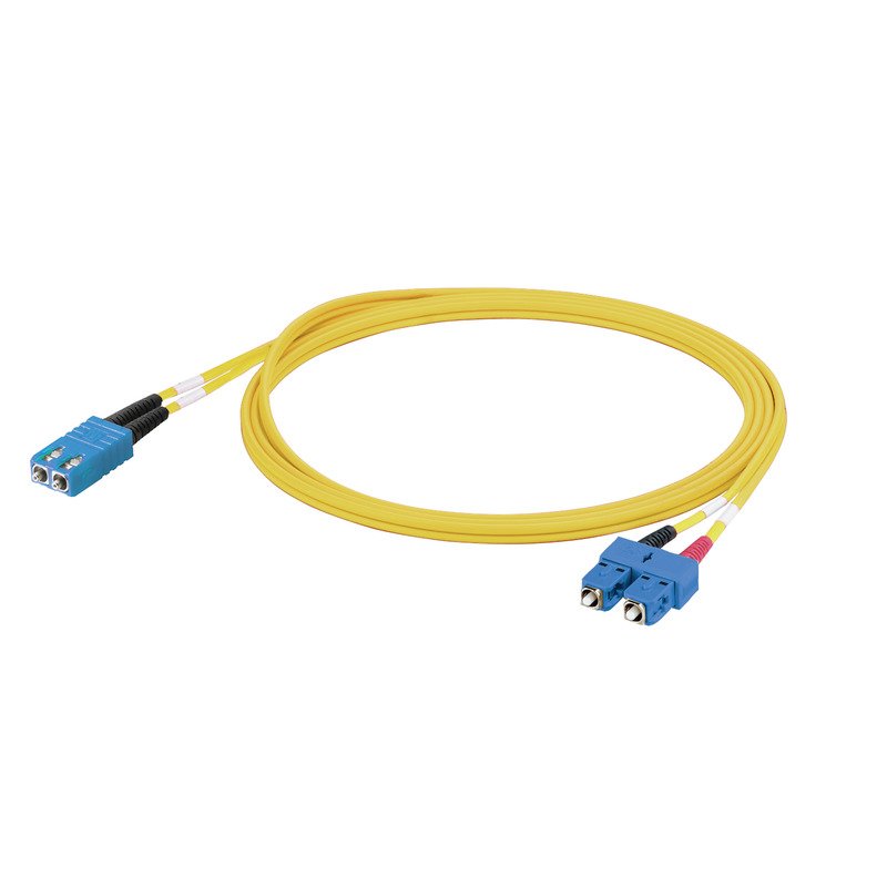 Weidmüller - Patchkabel LWL Industrie Kabel ZIPCORD SCRJ IP 20 IE-FSMZ2F#1449410000