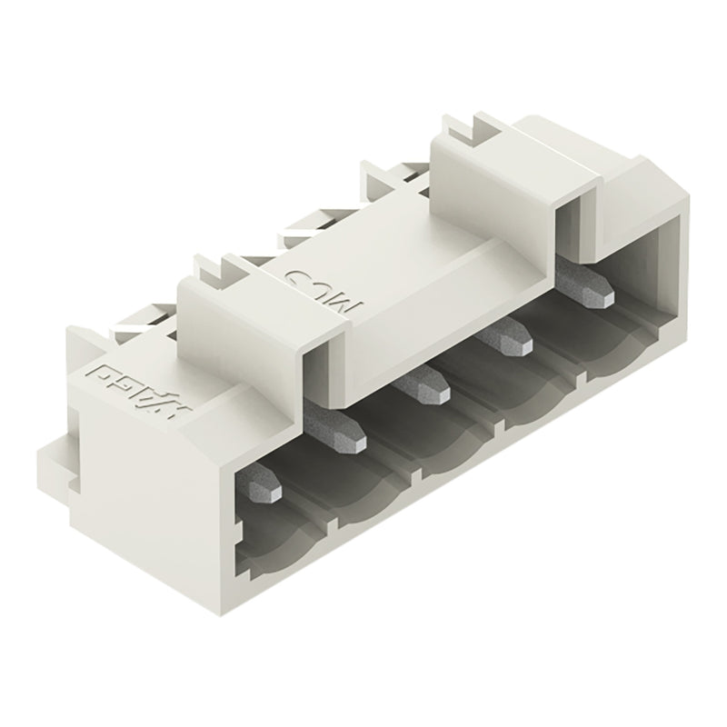 WAGO - Leiterplattensteckverbinder THT-Stiftleiste Lötstift 721-465/001-000 1,2x1,2,abgew.,lgr − 100 Stück