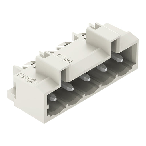 WAGO - Leiterplattensteckverbinder THT-Stiftleiste Lötstift 721-465/001-000 1,2x1,2,abgew.,lgr − 100 Stück