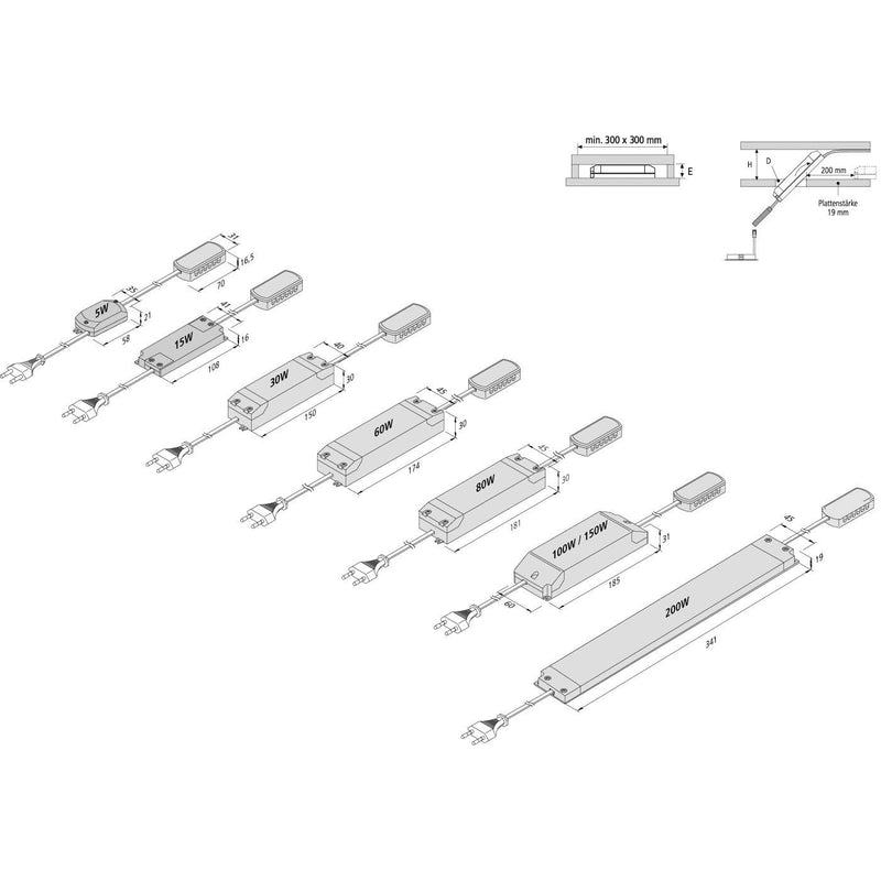 Hera - LED-Betriebsgerät LED-Trafo 24V 20604004001  − 1 Stück