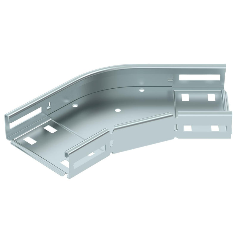 OBO Bettermann - Bogen für Kabelrinne Bogen 45 Grad RB 45 310 FS 35x100 bandverzinkt