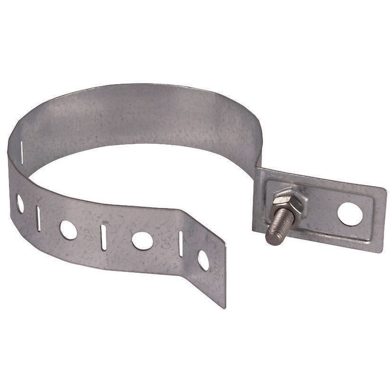 DEHN - Rohrschelle für Blitzschutz Regenrohrschelle RRSV60100B105STTZN 60-100mm St/tZn