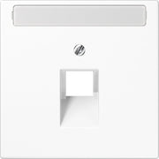 Jung - Einsatz/Abdeckung für Kommunikationstechnik Abdeckung Schriftfeld aws LS 969-1 NAUA WW für IAE/UAE-Dose