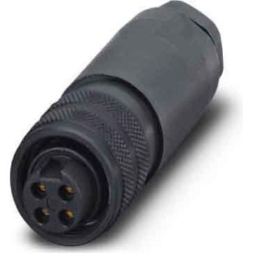 Phoenix Contact - Rundsteckverbinder, feldkonfektionierbar (Industriesteckverbinder) Sensor-/Aktor-Stecker SACC-MINFS-4CON-PG13