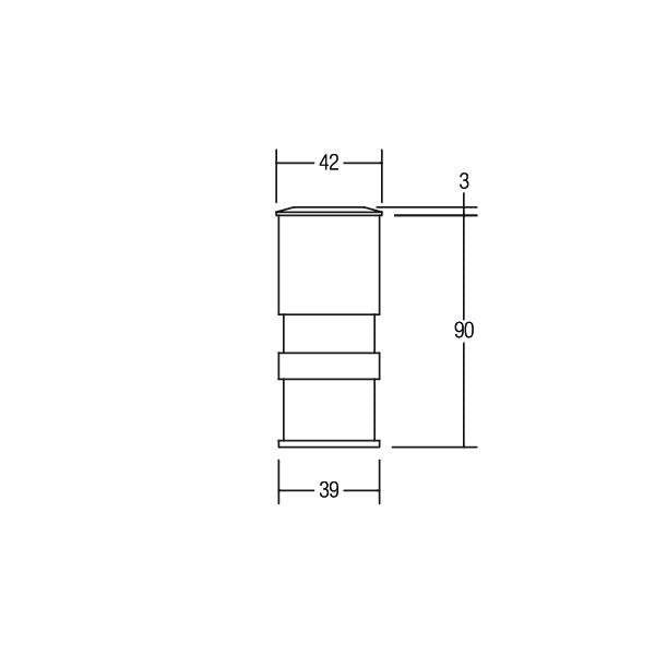 Brumberg Leuchten - Bodeneinbauleuchte LED-Bodeneinbauleuchte 0P3817WW 1xLED 1W wws