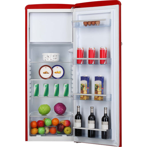 Amica - Kühlschrank Kühlgerät KSR 364 150 R RETRODESIGN