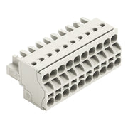 WAGO - Kabelsteckverbinder für Leiterplattensteckverbinder 2-Leiter-Federleiste 721-2110/026-000 CAGECLAMP,2,5mm²,lgr − 50 Stück