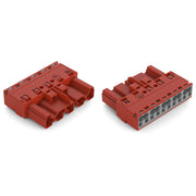 WAGO - Steckverbinder für steckbare Gebäudeinstallation Stecker 5-polig 770-1315 Kod. P,rot − 50 Stück