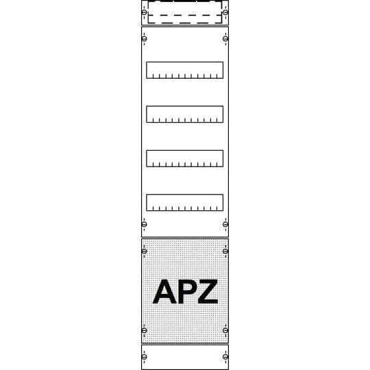 Striebel&John - Verteilerfeld für Installationsverteiler Verteilerfeld 1V30A2B BH3 1FB+APZ