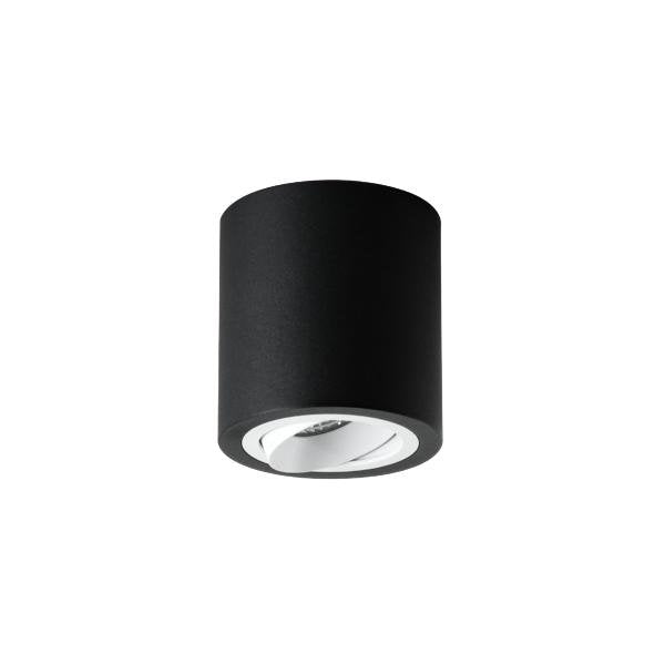 Brumberg Leuchten - Downlight/Strahler/Flutlicht Anbaumodul rund 45108560 strukturschwarz
