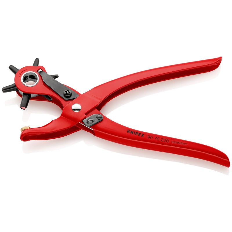 Knipex - Stanzzange Revolverlochzange 90 70 220 EAN rot, 220mm