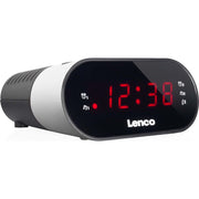 LENCO - Radio Uhrenradio CR-07 WHITE analog