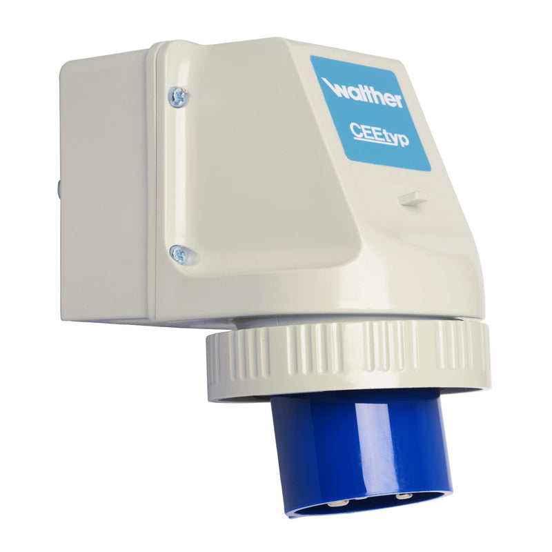 Walther Werke - CEE-Gerätestecker (IEC 60309) Wandgerätestecker 32A 638306 3P 230V 6h IP67