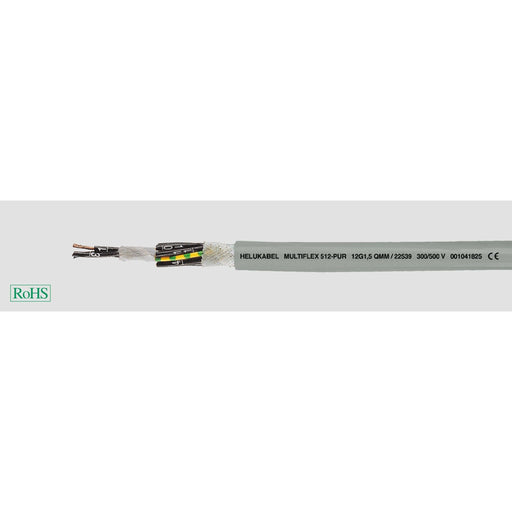 Energiekabel < 1 kV, für ortsveränderlichen Einsatz HEL M-FLEX 512-PUR 2x0,5 M-FLEx512 2x0,5 PUR-Schleppkettenlt