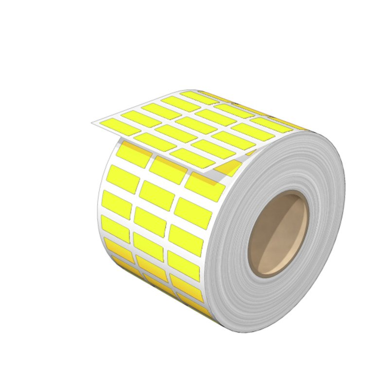 Weidmüller - Kennzeichnungsmaterial Gerätemarkierer, Etikett ESG 8/20MMGE VPE1000 8x20mm gelb − 1000 Stück