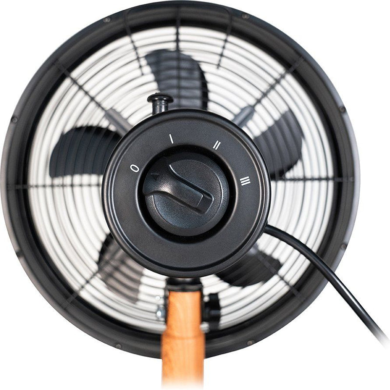 Unold - Umluftventilator Tischventilator 86715 Black Steel
