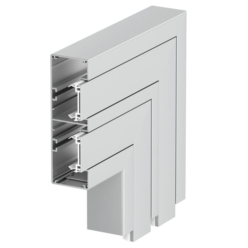 OBO Bettermann - Flachwinkel für Geräteeinbaukanal Flachwinkel GA-FS53165EL Alu starre Form