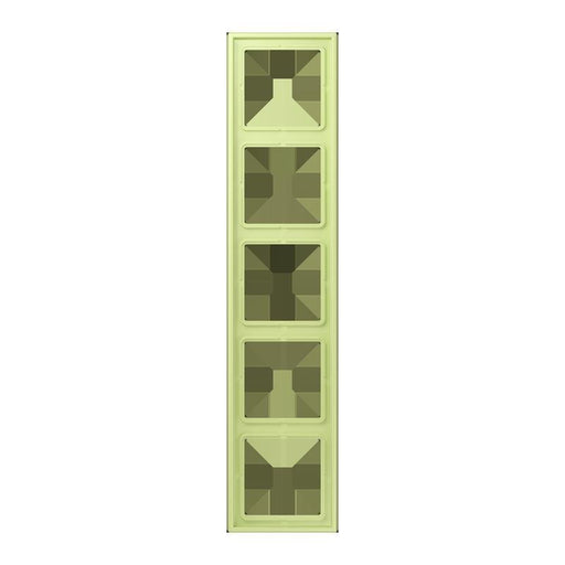 Jung - Abdeckrahmen Rahmen 5-fach LC 985 222 vert jaune clair