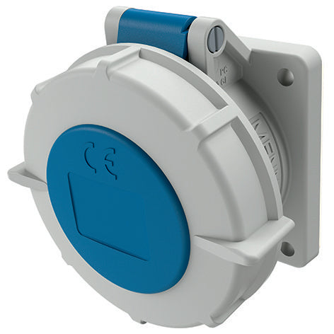 Mennekes - CEE-Anbausteckdose (IEC 60309) Anbaudose TwinCONTACT 1717 16A5p9h230V, IP67 − 1 Stück