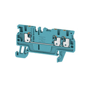 Weidmüller - Durchgangs-Reihenklemme A3C 1,5 BL 1,5qmm, 17,5A, blau − 50 Stück