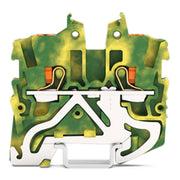 WAGO - Schutzleiter-Reihenklemme Mini-Schutzleiter 2250-1207 1 qmm, gn-ge − 100 Stück