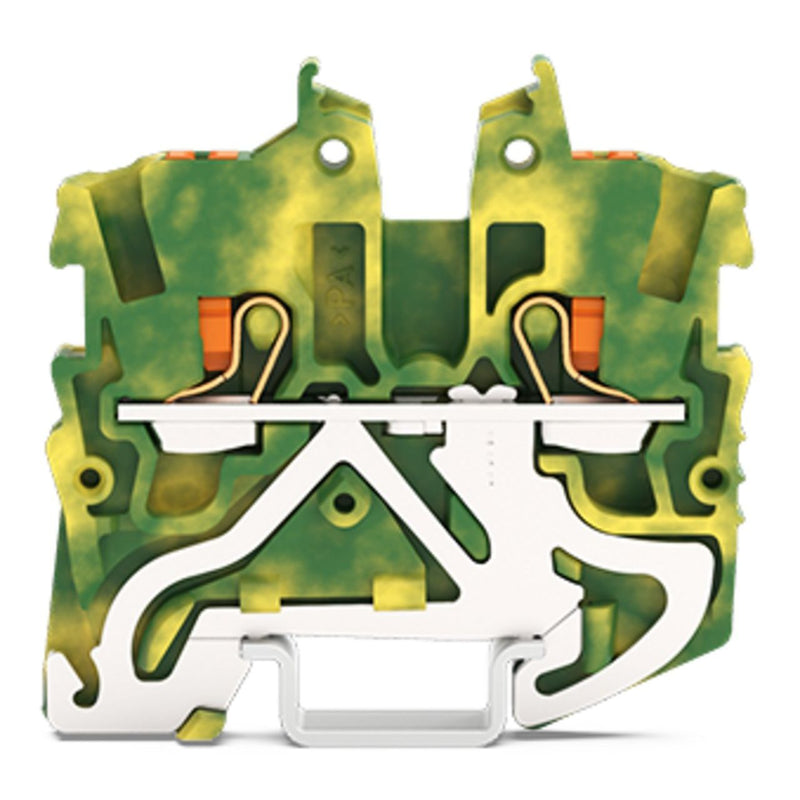 WAGO - Schutzleiter-Reihenklemme Mini-Schutzleiter 2250-1207 1 qmm, gn-ge − 100 Stück
