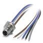Phoenix Contact - Rundsteckverbinder, feldkonfektionierbar (Industriesteckverbinder) Einbausteckverbinder SACC-DSI-M12#1415297