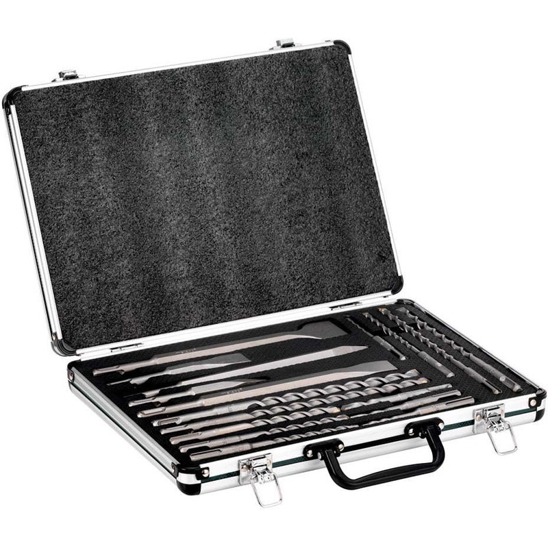 Metabowerke - Bohrer-Set SDS-plus Bohrer-/Meißelset 628414000 SP 17teil./Alukoffer