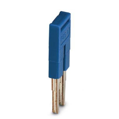 Phoenix Contact - Querverbinder/Brücker für Reihenklemme Steckbrücke FBS 2-4 BU 2-polig, blau − 50 Stück