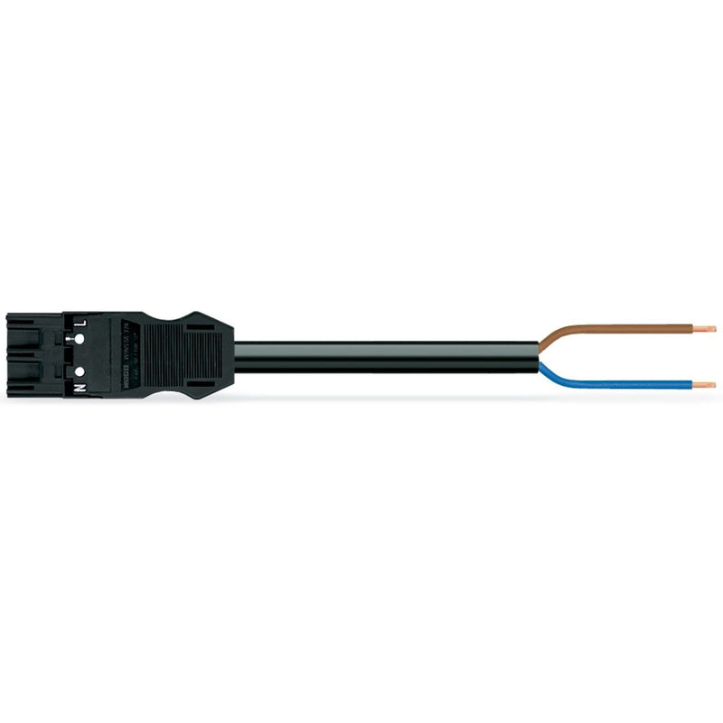 WAGO - Konfektionierte Leitung für steckbare Gebäudeinstallation konfekt. Anschlussleitung 771-5001/185-000 Eca,Stecker