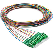 Corning - LWL-Pigtail LC-APC Aderpigtail 2M E9 1177460 GRÜN G657.A1 − 50 Stück