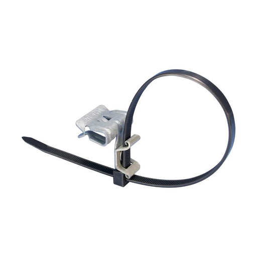 Erico - Befestigungsklammer H-CTB Klammer 4H912CTBB Kabelbinder schwarz − 100 Stück by Erico
