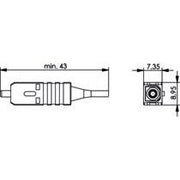 Telegärtner - LWL-Steckverbinder T-SC Stecker SM 100007185 Faser D:0,9mm