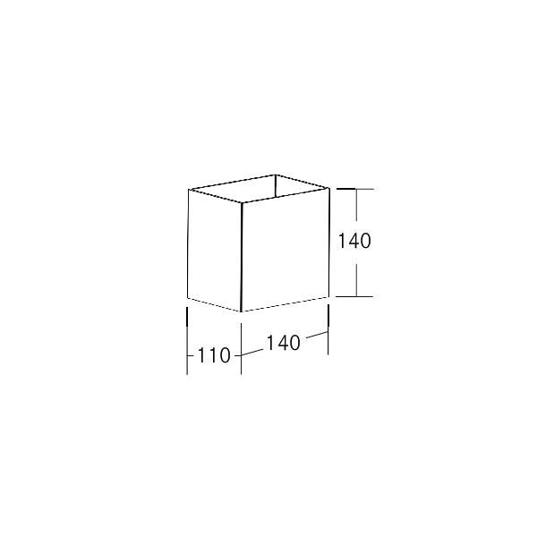 Brumberg Leuchten - Decken-/Wandleuchte LED-Wandleuchte 65143103 3000K, graphit