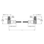 Turck - Rundsteckverbinder, feldkonfektionierbar (Industriesteckverbinder) Verbindungsleitung WSSD-WSSD-4422-50M − 1 Stück