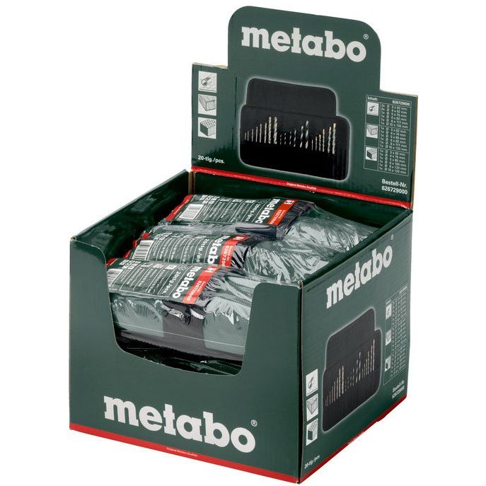 Metabowerke - Bohrer-Set Bohrersortiment-Rolltasche 626729000 SP 7-teilig