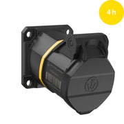 Walther Werke - CEE-Anbausteckdose (IEC 60309) CEE NEO Anbaudose FW512304CC schräg 1 6A 3P 4h