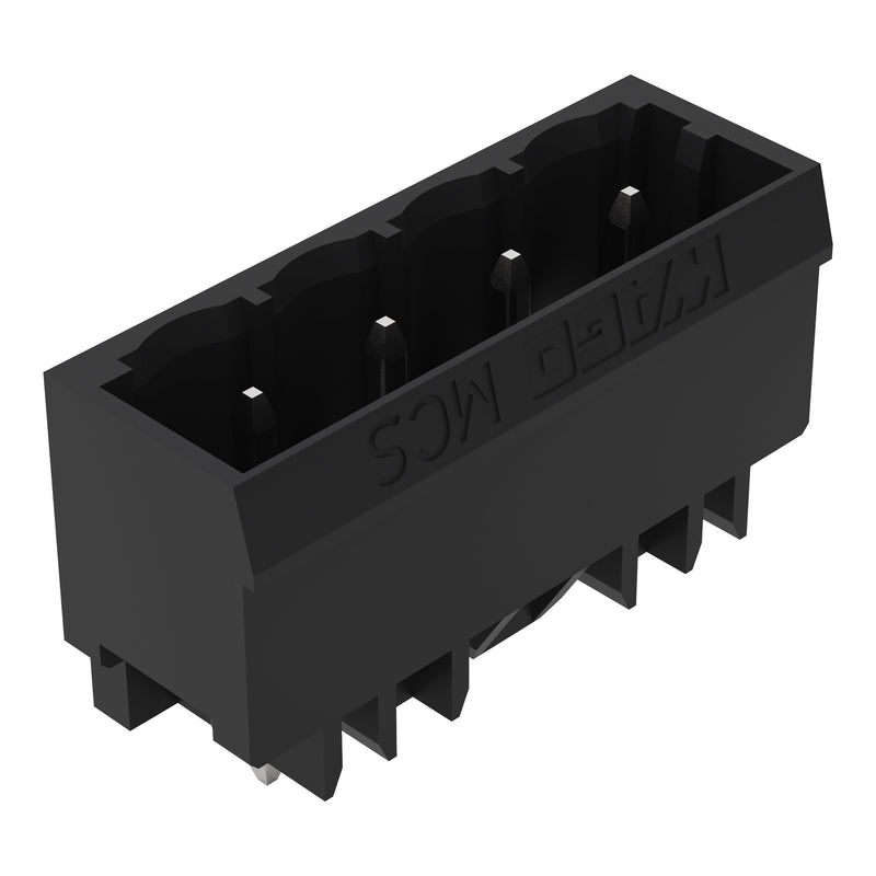 WAGO GmbH & Co. KG - Leiterplattensteckverbinder THR-Stiftleiste Lötstift 231-13#4044918847322 1,0x1,0,gerade,sw − 200 Stück