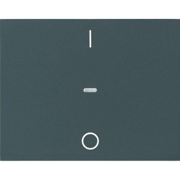 Berker - Abdeckung/Bedienelement für Installationsschalterprogramme Abdeckung Tastsensor-Modul 80962275 1-fach anthrazit