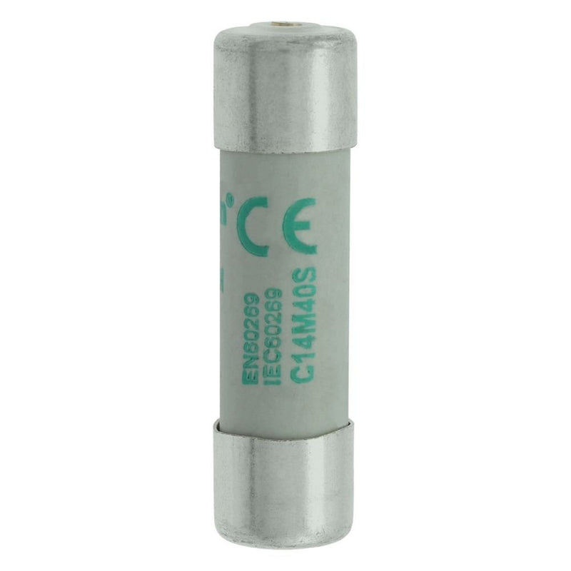 Eaton - Zylindrische Sicherung Sicherungseinsatz Nieders. CYL AM 14,#C14M40S 40A AC 500V 120kA − 10 Stück