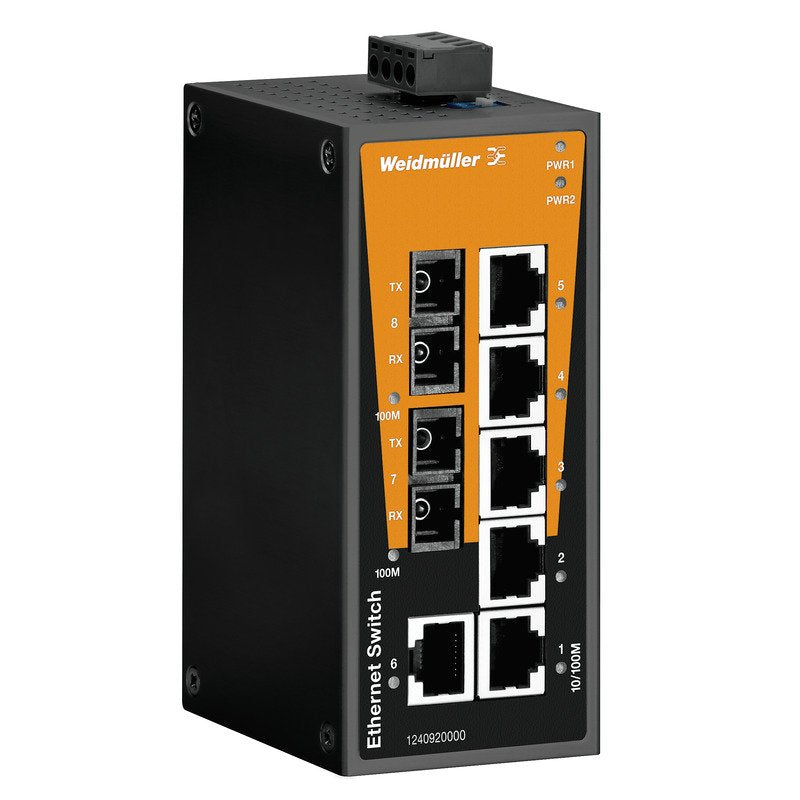 Weidmüller - Netzwerk Switch Netzwerk-Switch IE-SW-BL08T-6TX-2SC