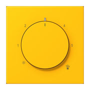 Jung - Abdeckung/Bedienelement für Installationsschalterprogramme Abdeckung für Thermostat LC 1749 BF 263 le jaune vif (4320W)