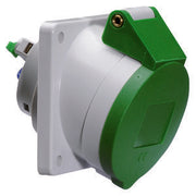 Bals Elektrotech - CEE-Anbausteckdose (IEC 60309) Anbausteckdose geneigt 16A 12747 5p >50V 2h IP44