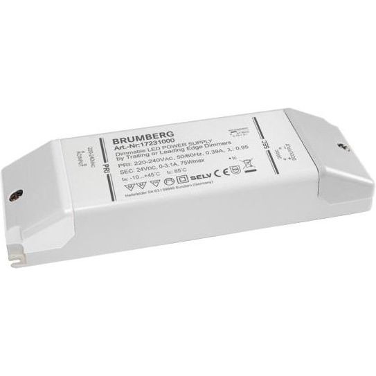 Brumberg Leuchten - LED-Betriebsgerät LED-Netzgerät 12-75W 24V 17231000 IP20 dimm. Phasenab