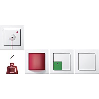 Gira - Ruf-, Bedienervorrichtung Klinikinstallation Notrufset 049588 rws