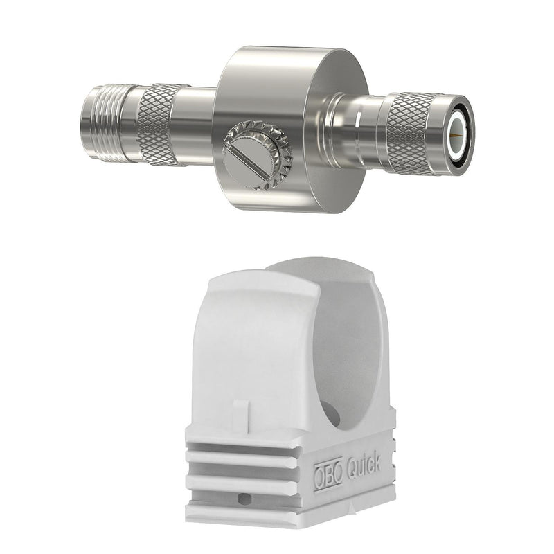 OBO Bettermann - Kombi-Ableiter für Informations-/MSR-Technik Schutzgerät DS-TNC M/W 130V