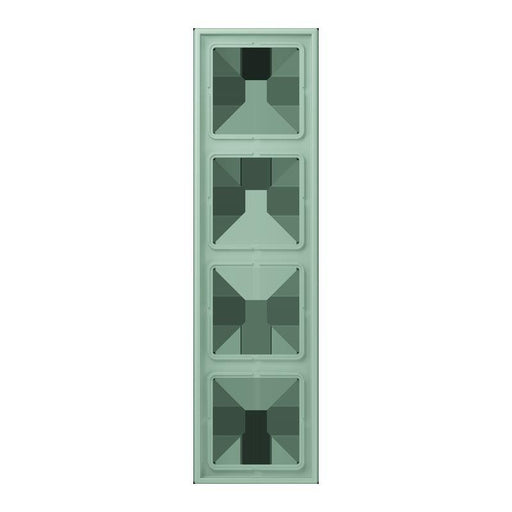 Jung - Abdeckrahmen Rahmen 4-fach LC 984 217 vert anglais clair